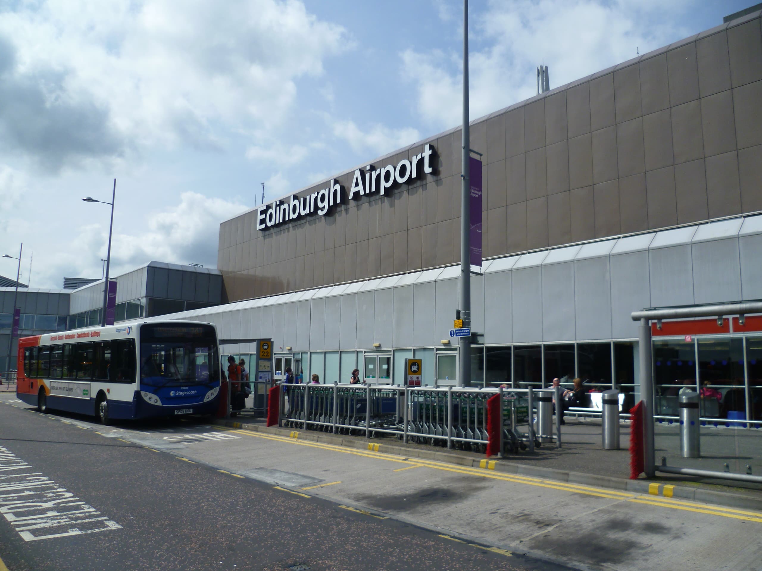 Edinburgh Airport terminal building